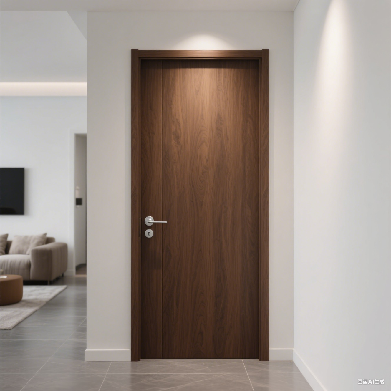 Formaldehyde Free WPC Room Door — Custom RAL Color, Factory Direct Sale